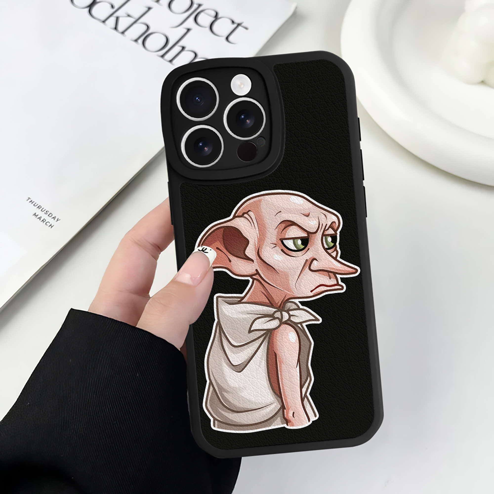 （画像用） Harry Potter ハリー・ポッターシリーズ 【iPhone 16シリーズ対応】シリコンスマホケース（レザー調） 材質：シリコン